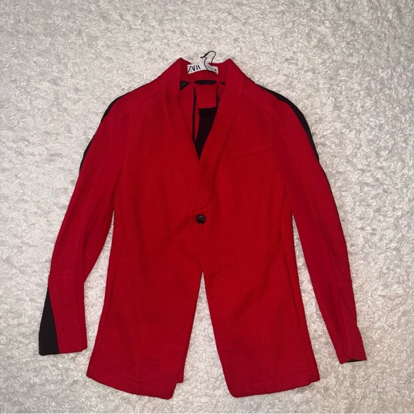 Zara CFDA/Vogue Collection Limited Edition Blazer Dove Appliqué S EUC - Picture 4 of 8